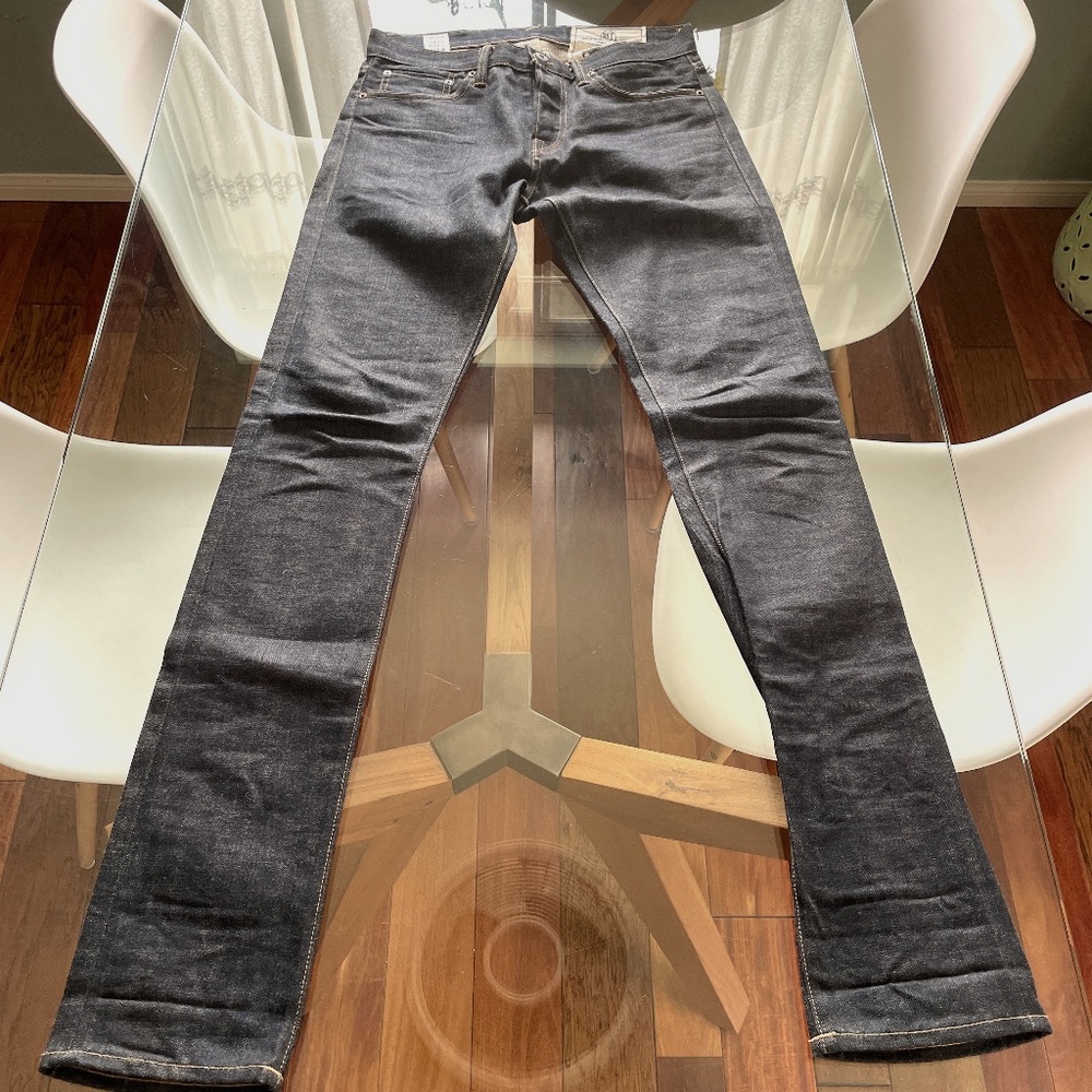Rogue Territory Signature Six Pocket Selvedge Skinny Jeans